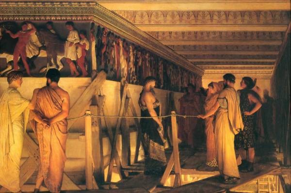 Phidias Showing the Frieze of the Parthenon